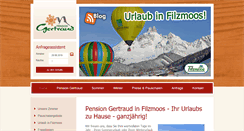 Desktop Screenshot of pension-gertraud.at